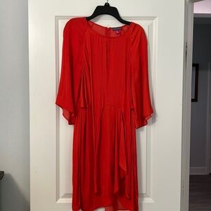 Beautiful bright red mini dress! Great fit